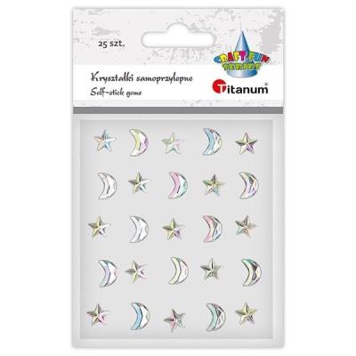 Opakowanie Kryształki samoprzylepne gwiazdki 10x10mm 15szt