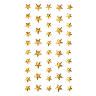 Kryształki samoprzylepne gwiazdki złote 46szt. Wydawca: Dalprint. SmakLiter.pl Opakowanie Kryształki samoprzylepne gwiazdki złote 46szt