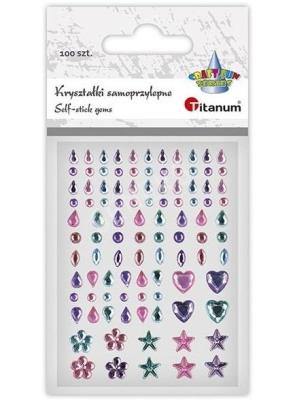 Opakowanie Kryształki samoprzylepne Łezki mix 100szt