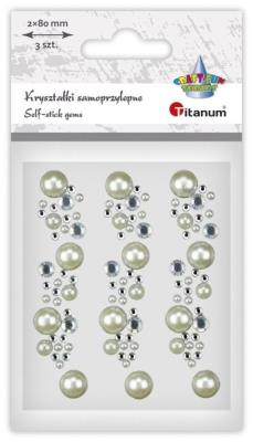 Opakowanie Kryształki samoprzylepne na pasku 3szt