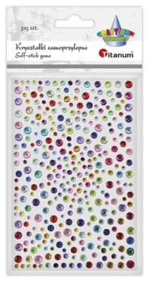 Opakowanie Kryształki samoprzylepne Okrągłe mix 325szt
