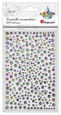Opakowanie Kryształki samoprzylepne Okrągłe mix 325szt