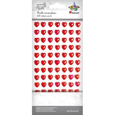 Opakowanie Kryształki samoprzylepne perełki serca 77szt