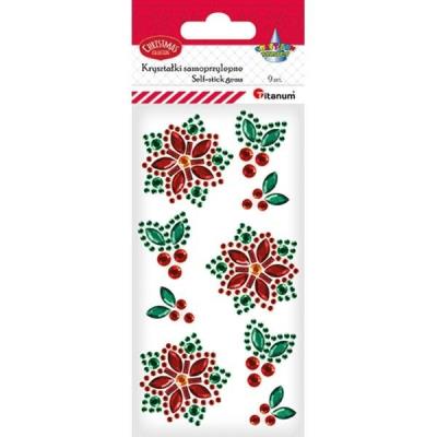 Opakowanie Kryształki samoprzylepne poinsecje 35x35mm 9szt