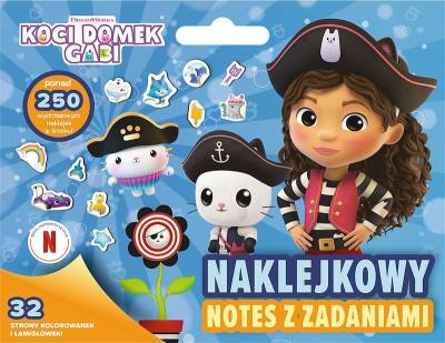 Ks08441 Koci Domek Gabi. Naklejkowy notes z zadaniami / Universal Gabby's Dollhouse. Autor: Opracowanie zbiorowe. SmakLiter.pl Okładka książki Ks08441 Koci Domek Gabi. Naklejkowy notes z zadaniami / Universal Gabby's Dollhouse