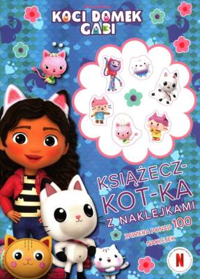 Książecz-kot-ka z naklejkami. Autor:   Praca zbiorowa. SmakLiter.pl Okładka książki Książecz-kot-ka z naklejkami