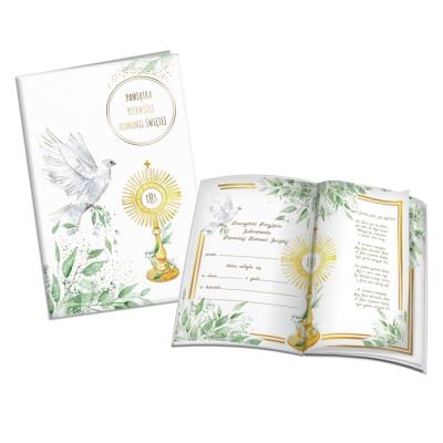 Książeczka A5 Pamiątka Komunijna Gołąb z Hostią. Wydawca: Henry. SmakLiter.pl Opakowanie Książeczka A5 Pamiątka Komunijna Gołąb z Hostią