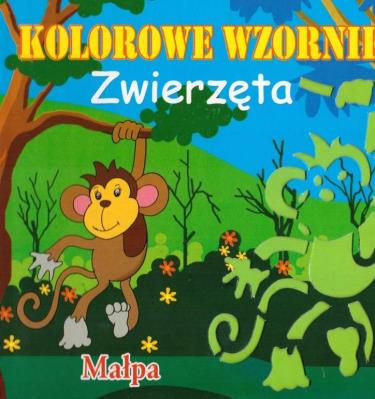 Opakowanie Książeczka kolorowe wzorniki animals