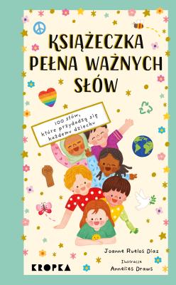 Książeczka pełna ważnych słów. Autor: Jesus Joana, Adelina Sandecka. SmakLiter.pl Okładka książki Książeczka pełna ważnych słów