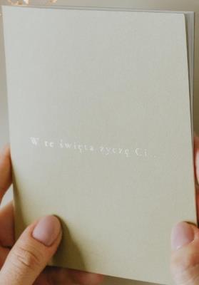 Okładka książki Książeczka ''W te święta życzę Ci'' - zieleń