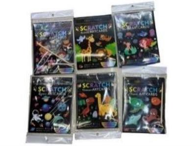 Opakowanie Książeczka wydrapywanka mix