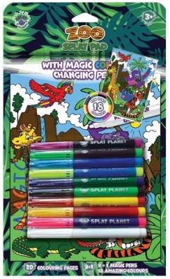 Opakowanie Książeczka z magicznymi mazakami Safari