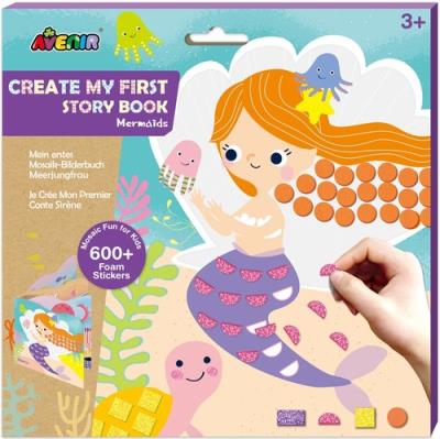 Książeczka z mozaikami- syrenki. Wydawca: Russell. SmakLiter.pl Opakowanie Książeczka z mozaikami- syrenki