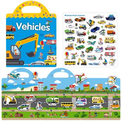 Opakowanie Książeczka z naklejkami - pojazdy