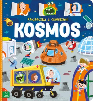 Książeczka z okienkami. Kosmos. Autor: Bator Agnieszka. SmakLiter.pl Okładka książki Książeczka z okienkami. Kosmos