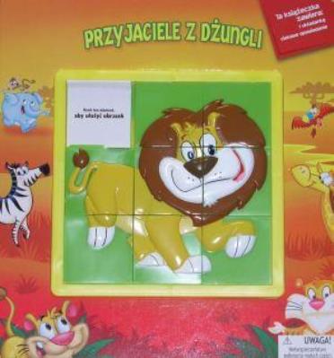 Okładka książki Książeczka z układanką - Przyjaciele z dżungli FK