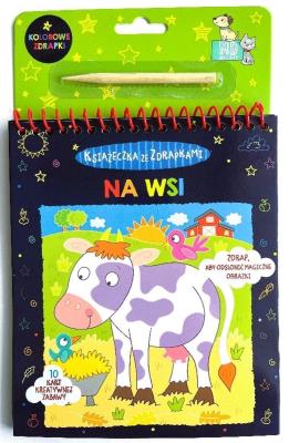 Okładka książki Książeczka ze zdrapkami - na wsi