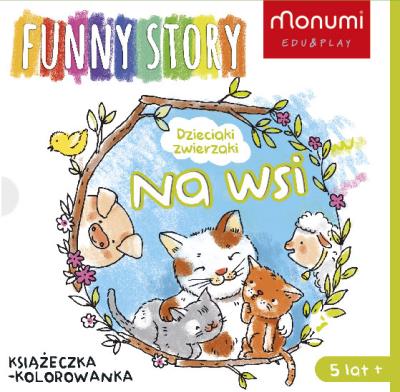 Okładka książki KSIĄŻECZKI HARMONIJKI - DZIECIAKI ZWIERZAKI NA WSI