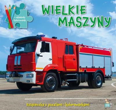 Okładka książki Książeczki z puzzlami Wielkie maszyny