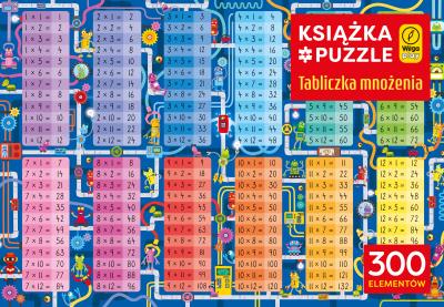 Książka i puzzle. Tabliczka mnożenia 300el. Autor: Sam Smith. SmakLiter.pl Okładka książki Książka i puzzle. Tabliczka mnożenia 300el