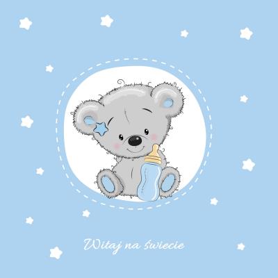 Okładka książki KSIĄŻKA UPOMINEK Witaj na świecie - uszkodzone