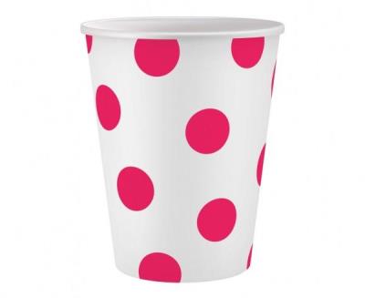 Opakowanie Kubeczki pap Groszki 250ml 6szt