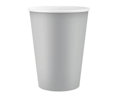 Opakowanie Kubeczki pap. jednokolorowe srebrne 250ml 6szt