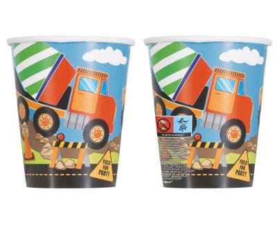 Opakowanie Kubeczki papierowe Budowa 266ml 8szt