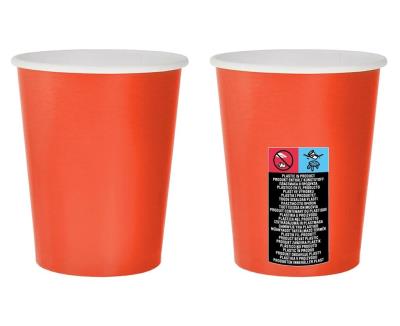 Opakowanie Kubeczki papierowe czerwone 250ml 14szt