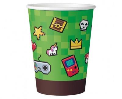 Opakowanie Kubeczki papierowe Game On 6szt