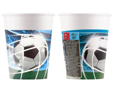 Opakowanie Kubeczki papierowe Piłka Nożna 200ml 8szt