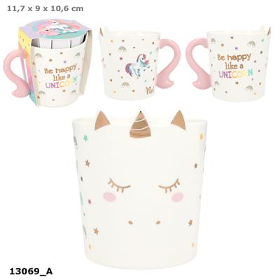 Opakowanie Kubek 300ml z uszami Jednorożec Ylvi 13069A