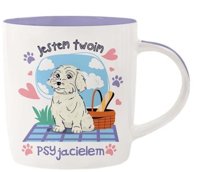 Opakowanie Kubek dla psiarza - Jestem Twoim PSYjacielem