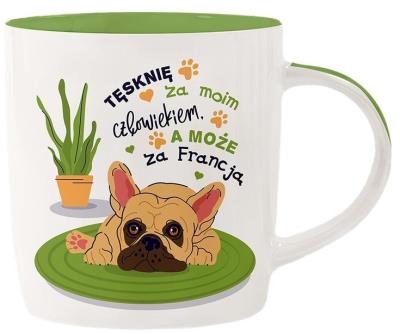 Opakowanie Kubek dla psiarza - Tęsknię za moim człowiekiem...