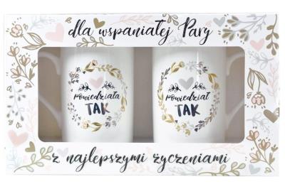 Opakowanie Kubek Gigant Ślub (powiedział/a TAK, wianek)