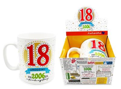 Opakowanie Kubek Gigant Urodziny 18 (2006 rok)