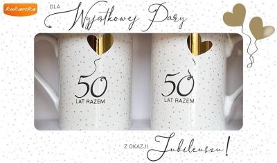Opakowanie Kubek komplet 50 Rocznica ślubu