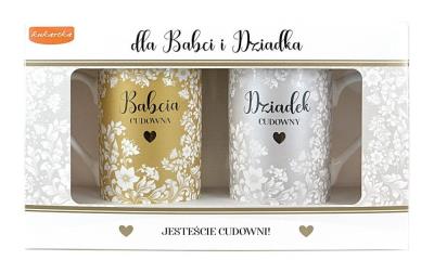 Opakowanie Kubek komplet Q Babcia i Dziadek
