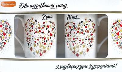 Opakowanie Kubek komplet Q Ślub