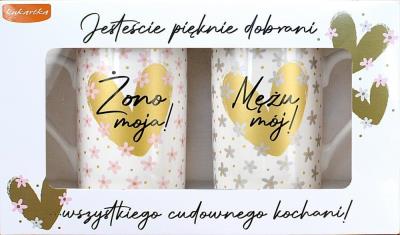 Opakowanie Kubek komplet Ślub