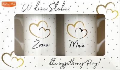 Opakowanie Kubek komplet Ślub