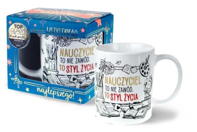 Opakowanie Kubek Premium Nauczyciel to styl życia