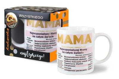 Opakowanie Kubek Premium Q 894 Mama (procentowa zawartość)