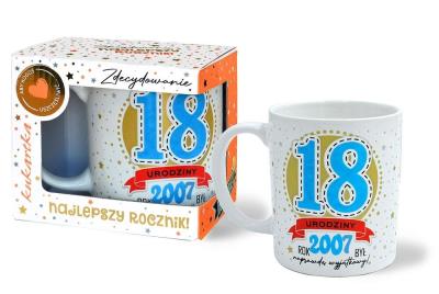 Opakowanie Kubek Premium Urodziny 18