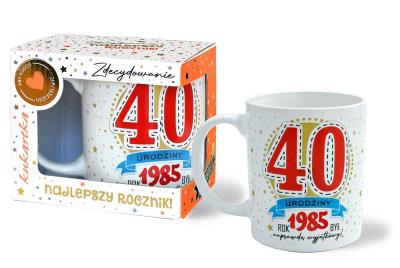 Opakowanie Kubek Premium Urodziny 40