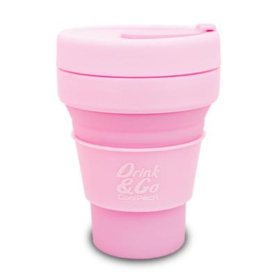 Opakowanie Kubek silikonowy 355 ml pastelowy powder pink