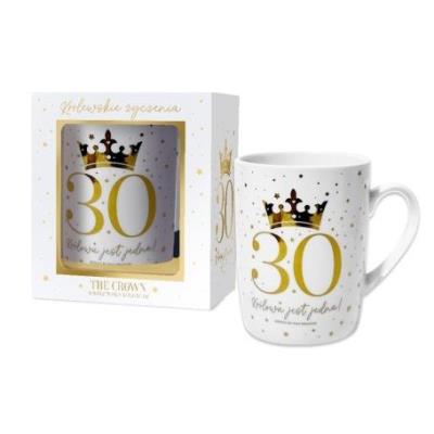 Opakowanie Kubek The Crown-30K biały
