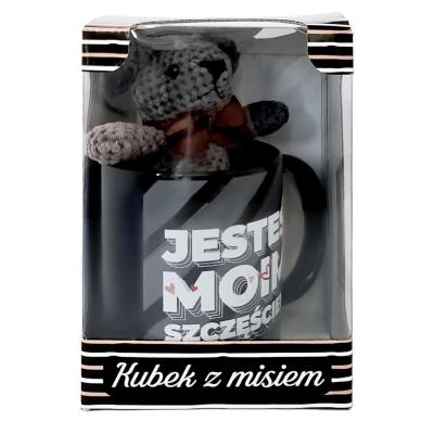 Opakowanie Kubek z misiem Jesteś moim szczęściem