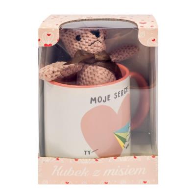 Opakowanie Kubek z misiem. Moje serce