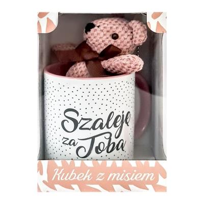Opakowanie Kubek z misiem Szaleję za Tobą